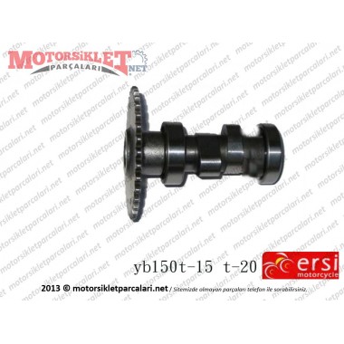 Ersi Motor YB150T-15 T-20 Eksantrik Mili